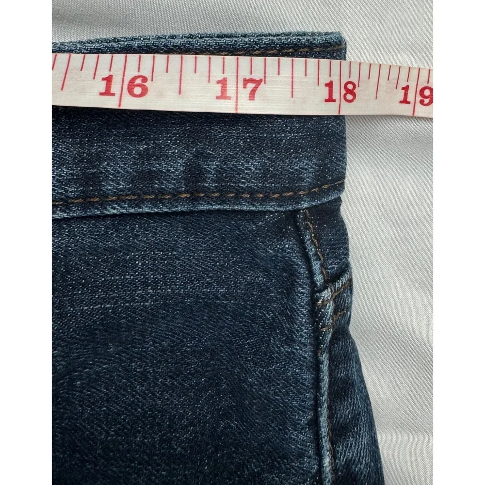 Levis 527 Slim Bootcut Jeans Mens 36x32 Dark Wash Indigo Blue Denim  western